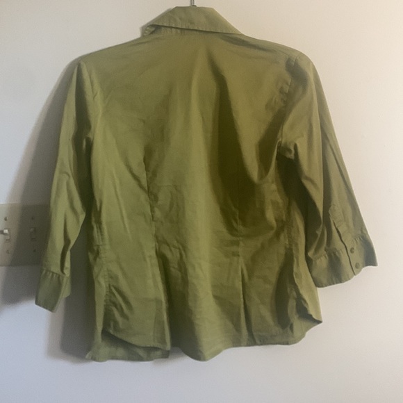 y2k green button-up - Picture 2 of 3